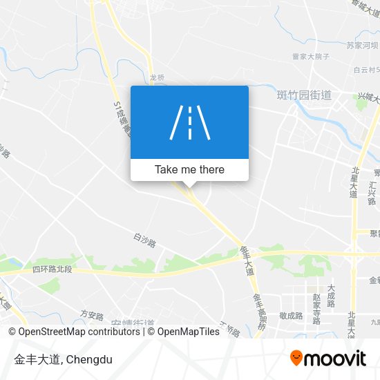 金丰大道 map