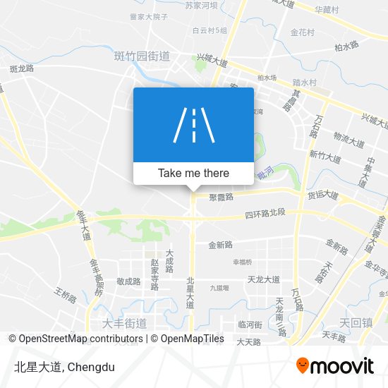 北星大道 map