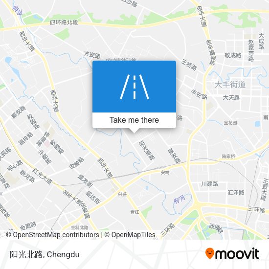 阳光北路 map