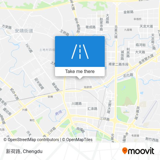 新荷路 map