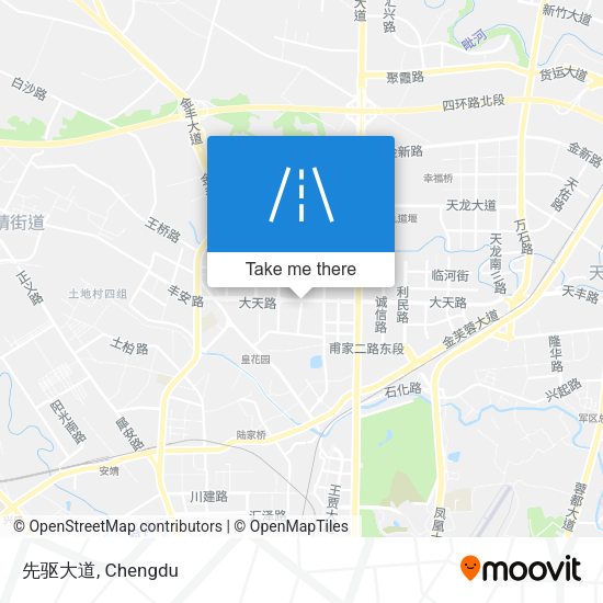 先驱大道 map