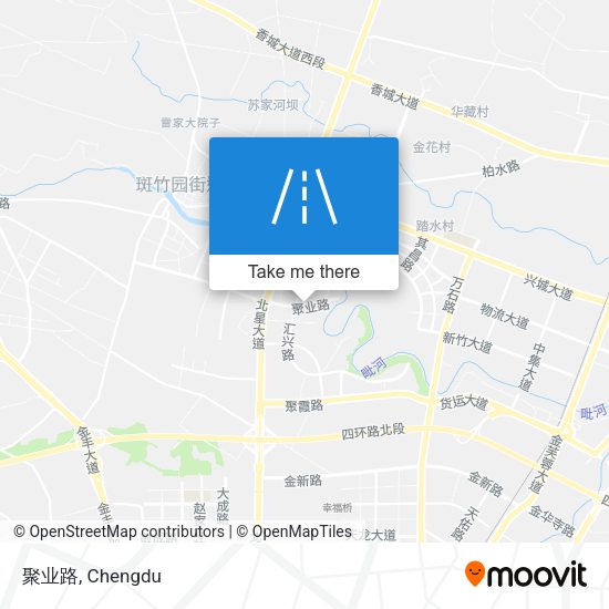 聚业路 map