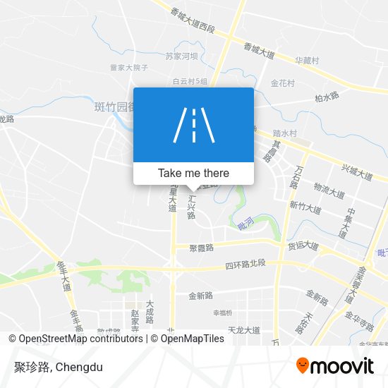 聚珍路 map