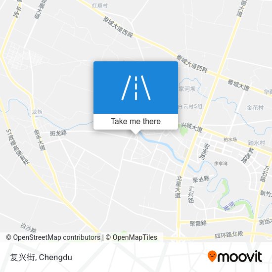 复兴街 map