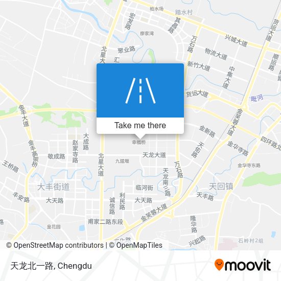 天龙北一路 map