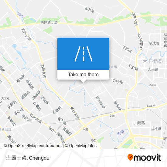 海霸王路 map