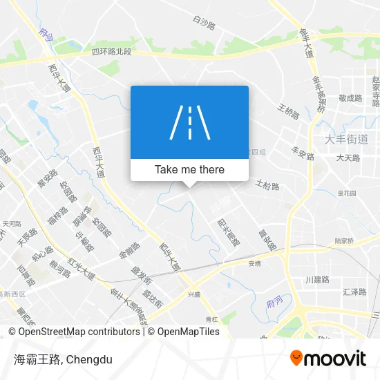海霸王路 map