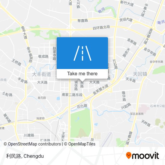 利民路 map