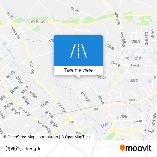 清逸路 map