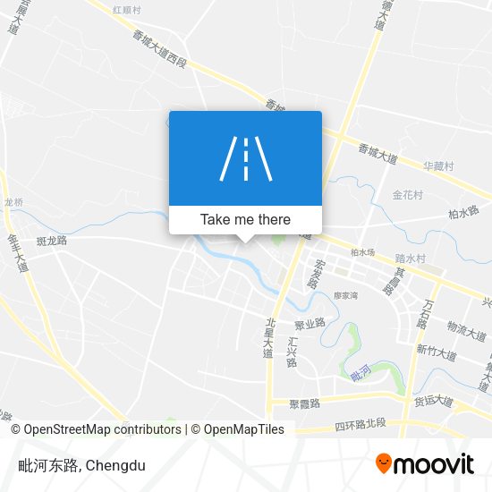 毗河东路 map