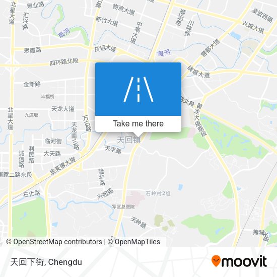 天回下街 map