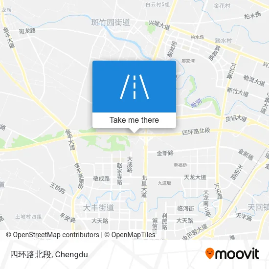 四环路北段 map