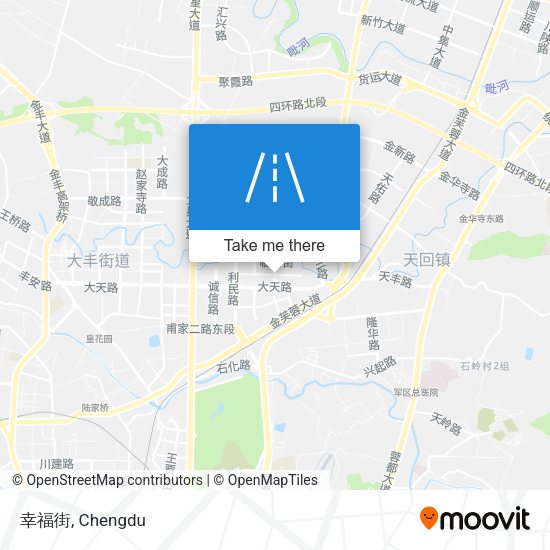 幸福街 map