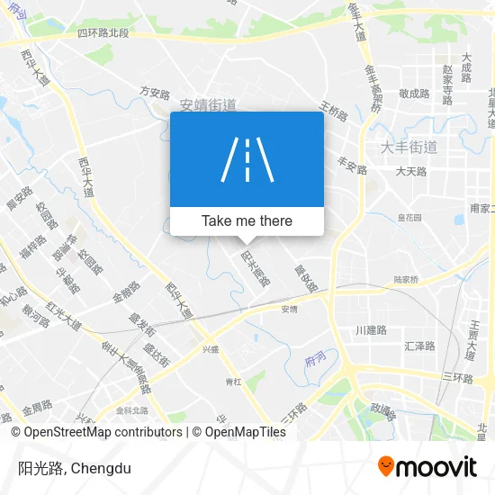 阳光路 map