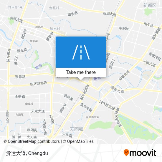 货运大道 map