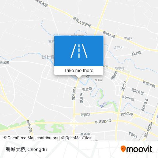 香城大桥 map