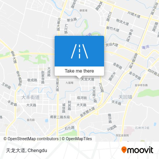 天龙大道 map