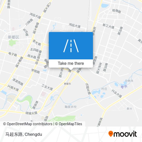 马超东路 map