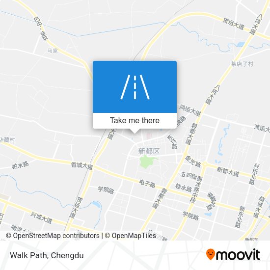 Walk Path map