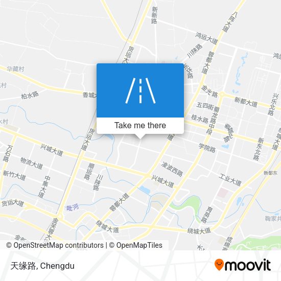 天缘路 map
