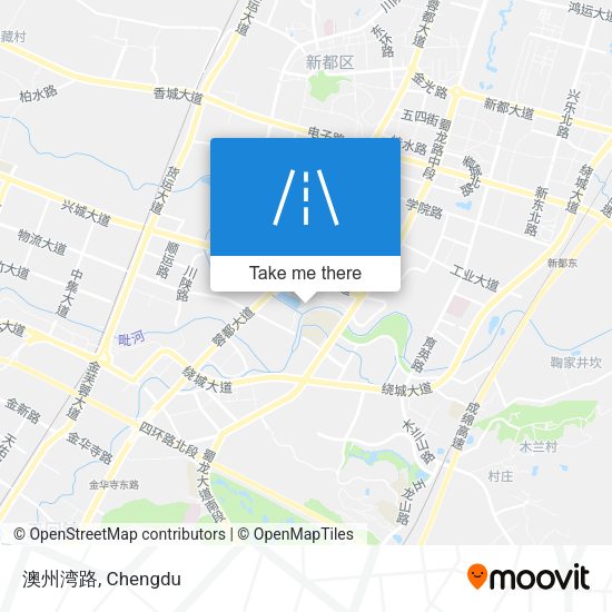 澳州湾路 map