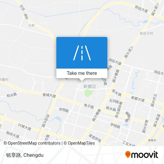 铭章路 map