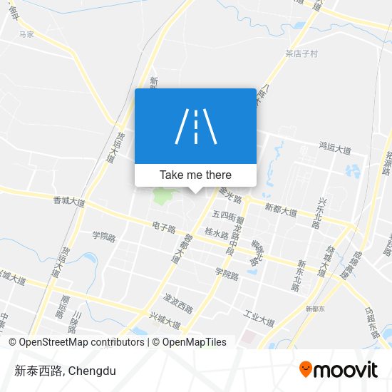 新泰西路 map