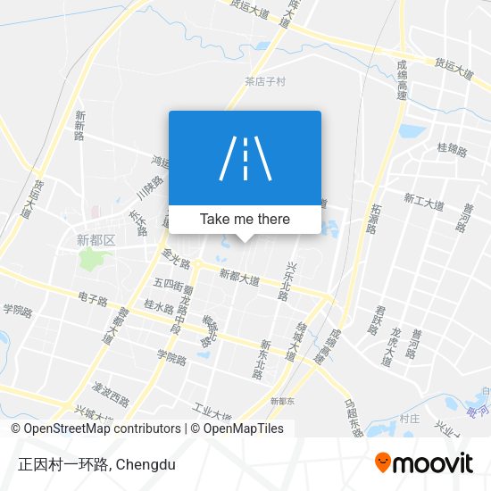 正因村一环路 map