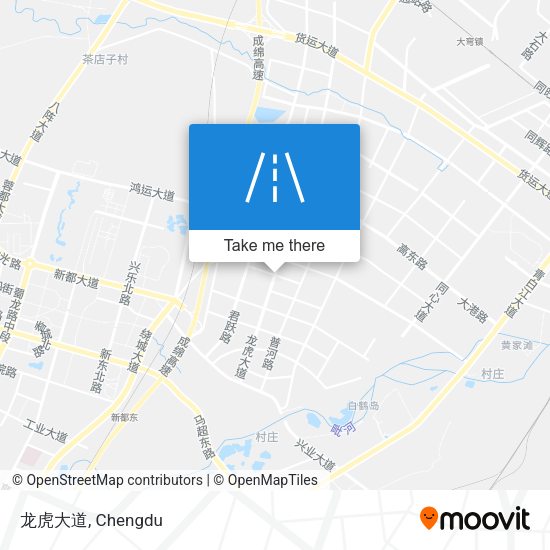 龙虎大道 map