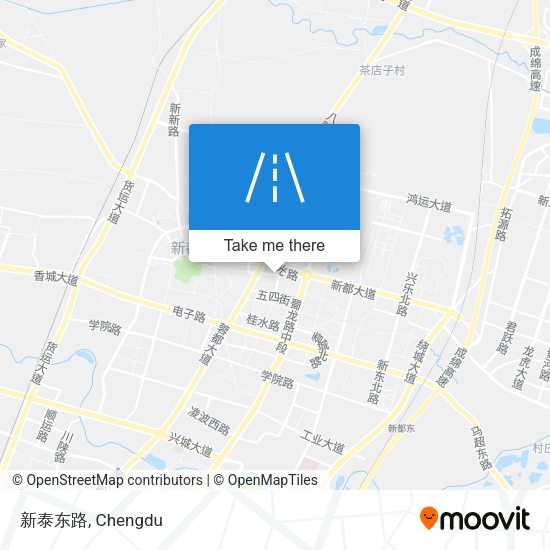 新泰东路 map