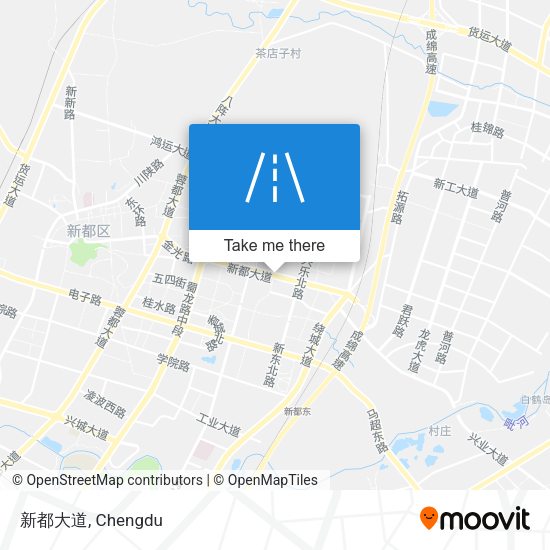 新都大道 map