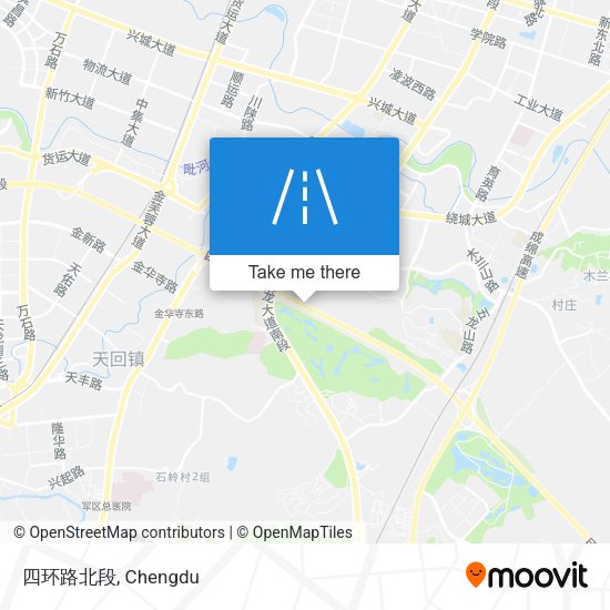 四环路北段 map