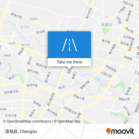 通顺路 map
