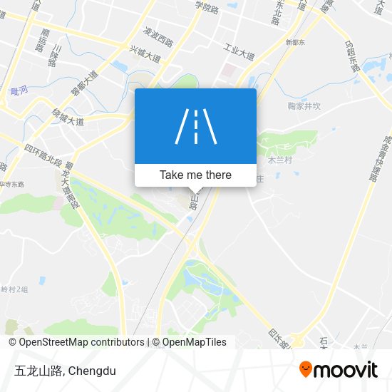五龙山路 map