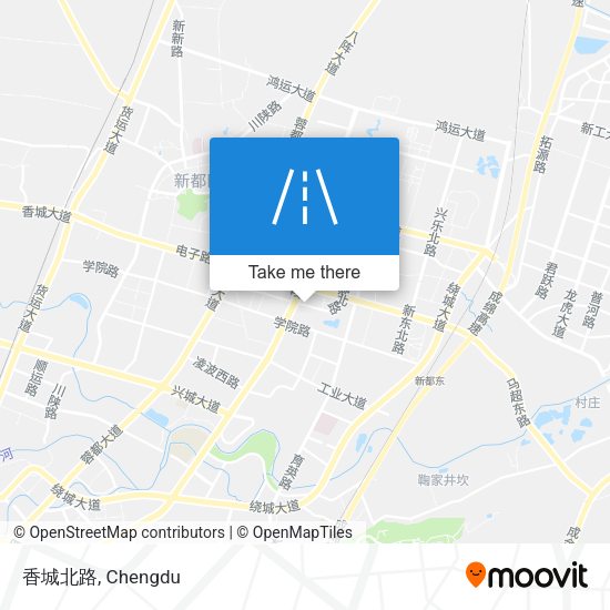 香城北路 map