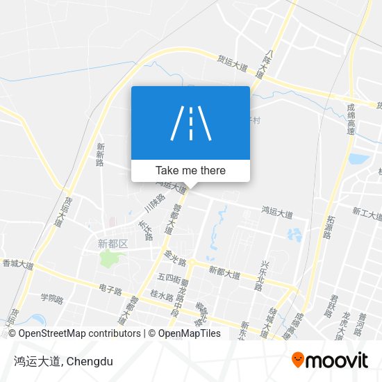 鸿运大道 map