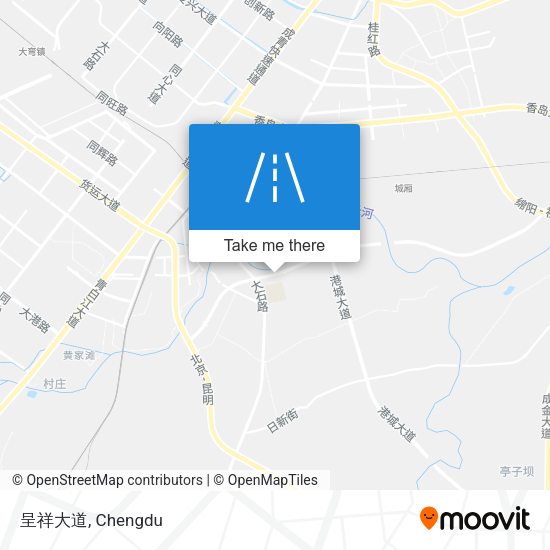 呈祥大道 map