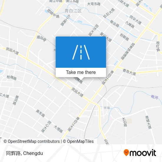 同辉路 map