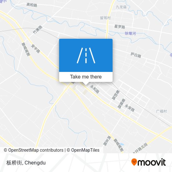板桥街 map