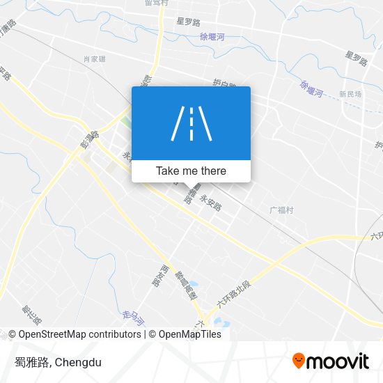 蜀雅路 map