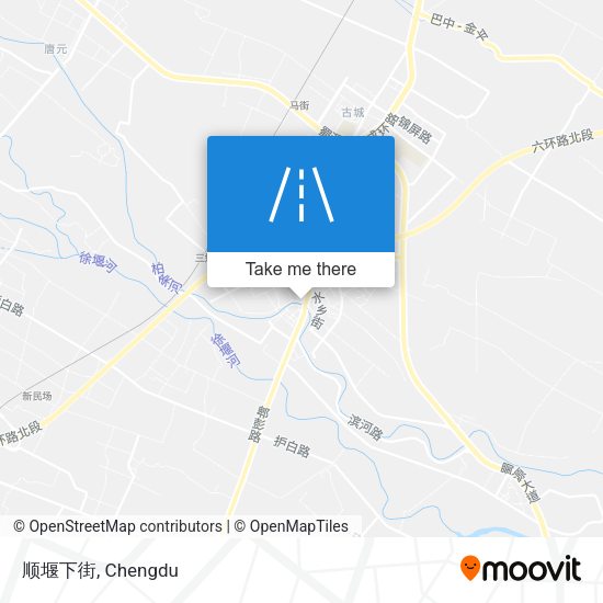 顺堰下街 map