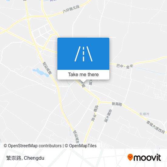 繁崇路 map