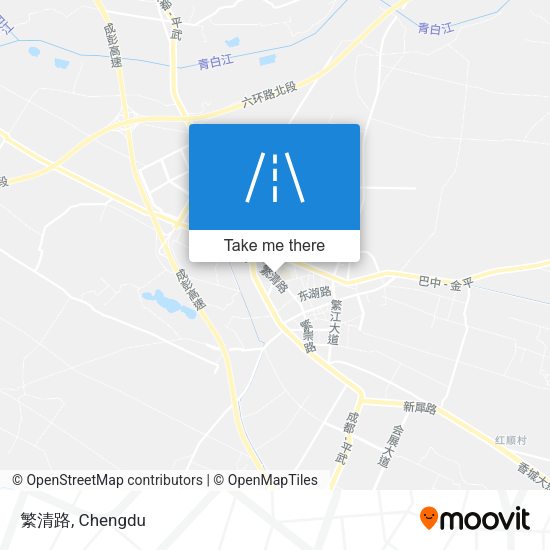 繁清路 map