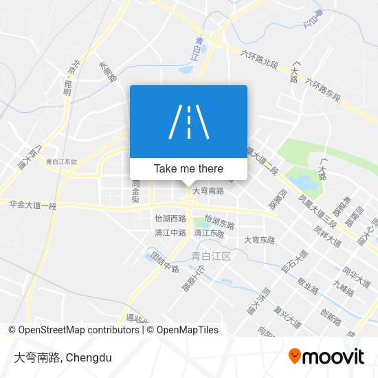 大弯南路 map