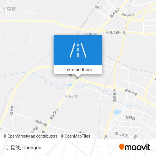 京昆线 map