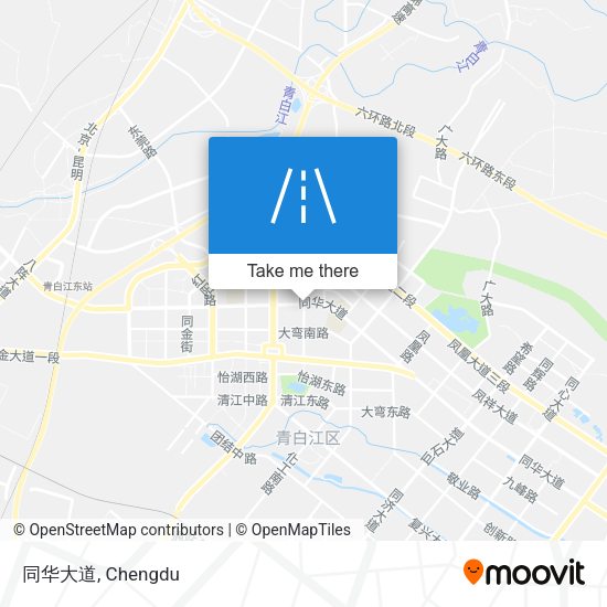 同华大道 map