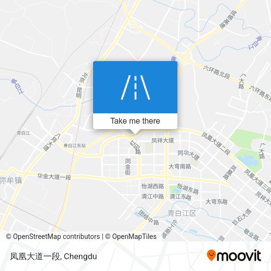 凤凰大道一段 map