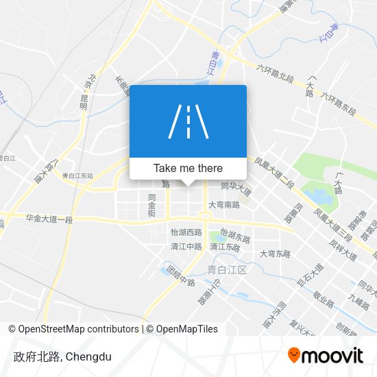 政府北路 map