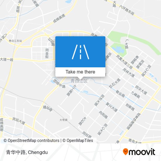 青华中路 map