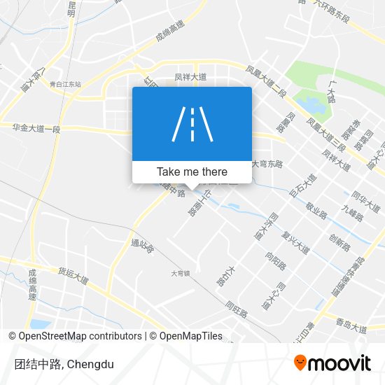 团结中路 map